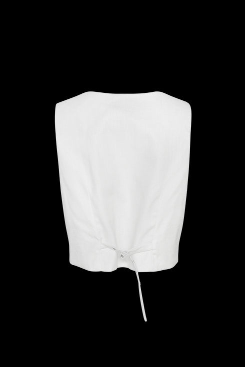 Chaleco Love Blanco